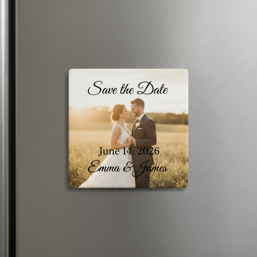 Wedding Couple Save the Date Magnet